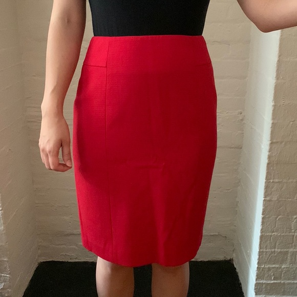 Ann Taylor Dresses & Skirts - Ann Taylor Red Pencil Skirt
